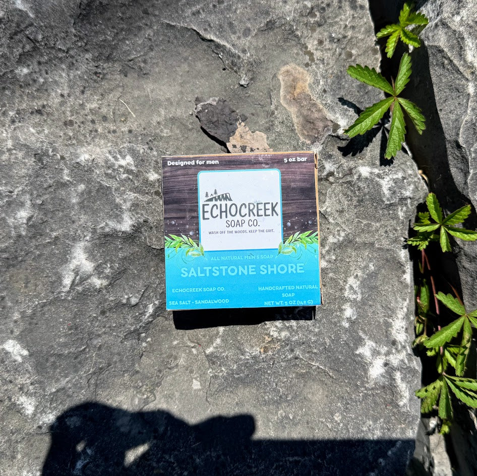 EchoCreek Soap Co. Saltstone Shore – Sandalwood & Sea Salt