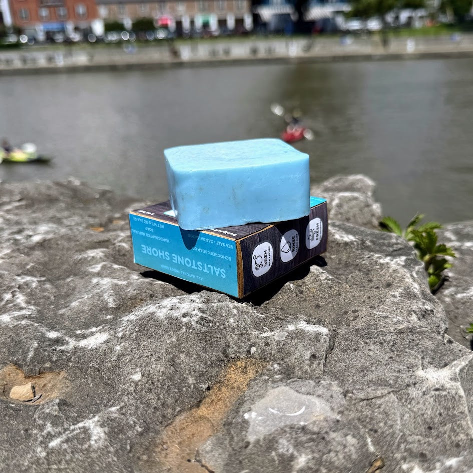 EchoCreek Soap Co. Saltstone Shore – Sandalwood & Sea Salt
